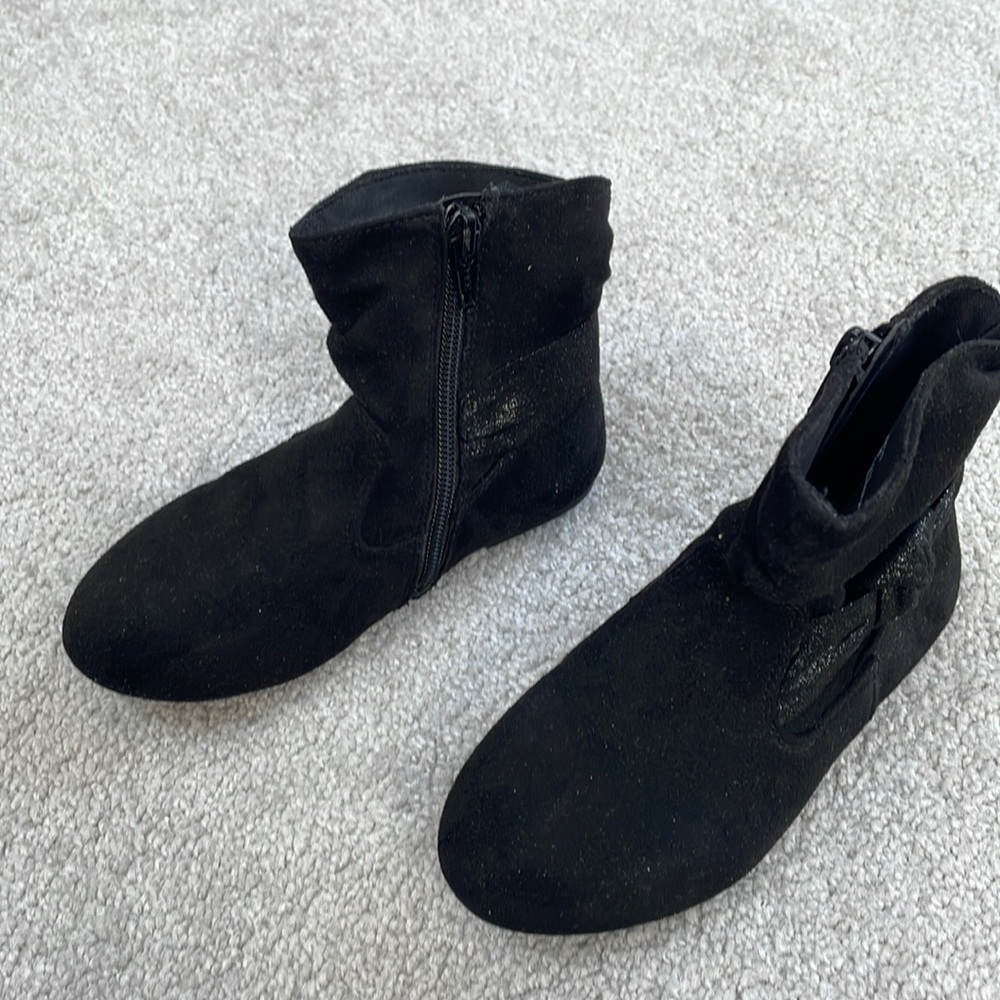 Toddler Girls Black Boots Size 11